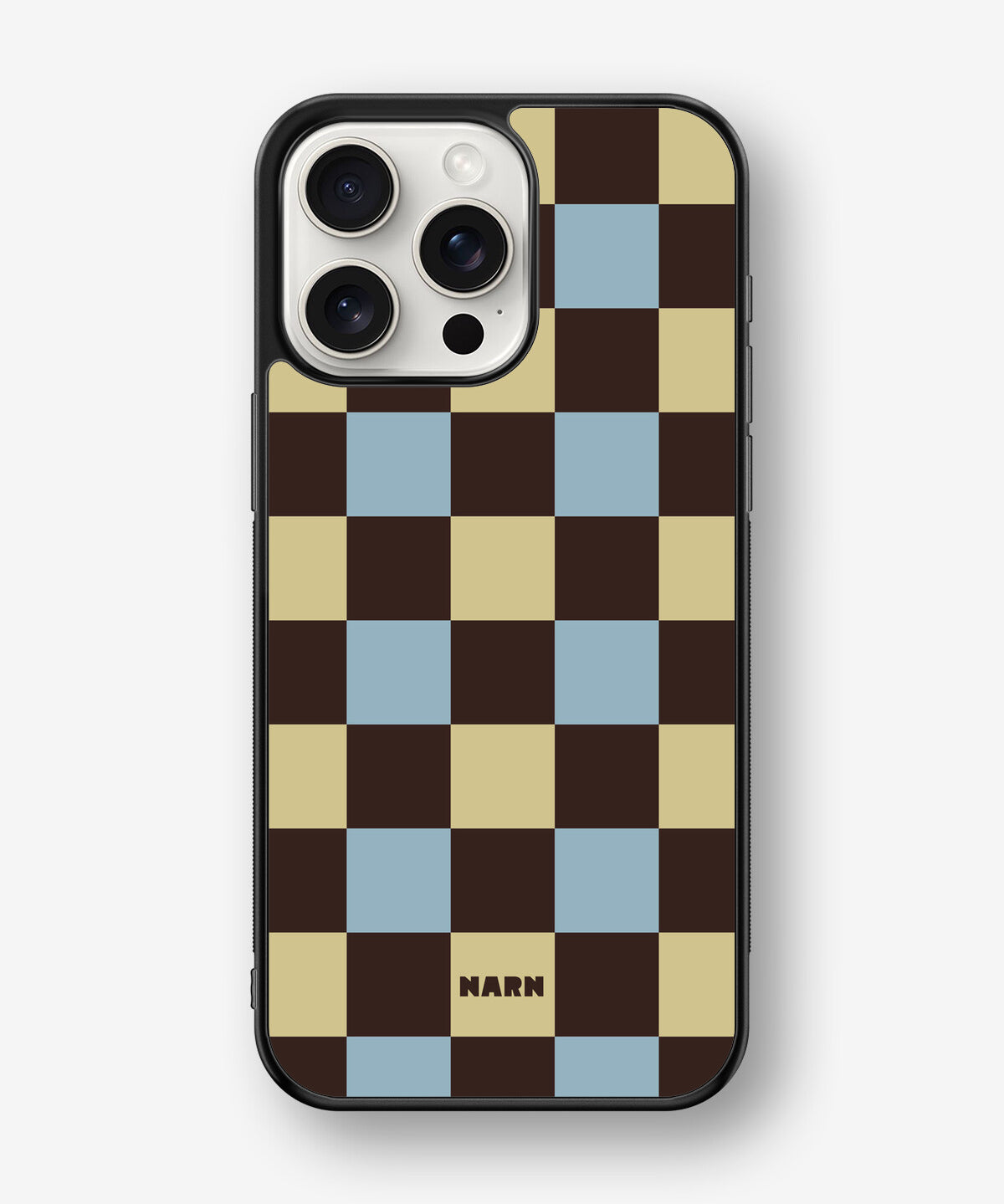 iPhone 15 Pro Max Hard Case – Butter Check - View 1