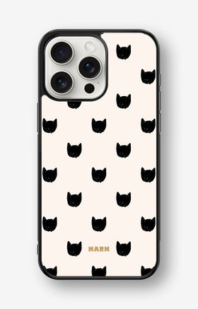 iPhone 15 Pro Max Hard Case – Kitty Dots - View 1