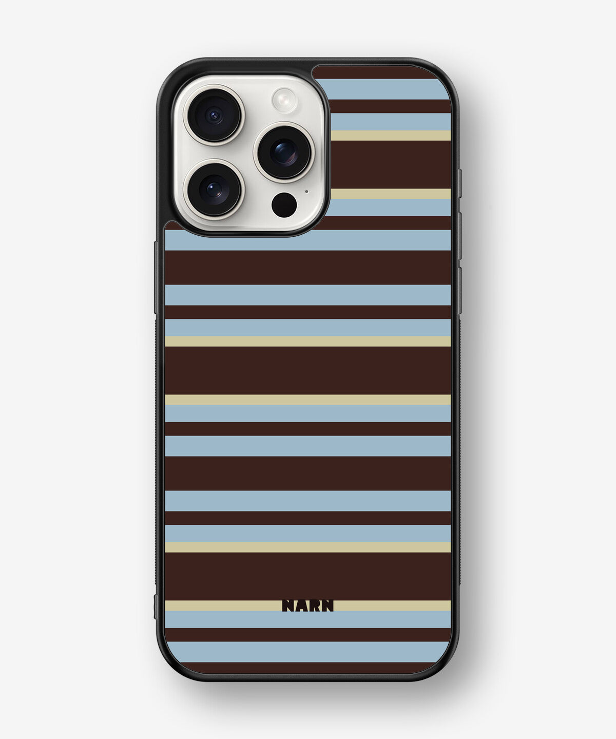 iPhone 15 Pro Max Hard Case – Latte Lines - View 1
