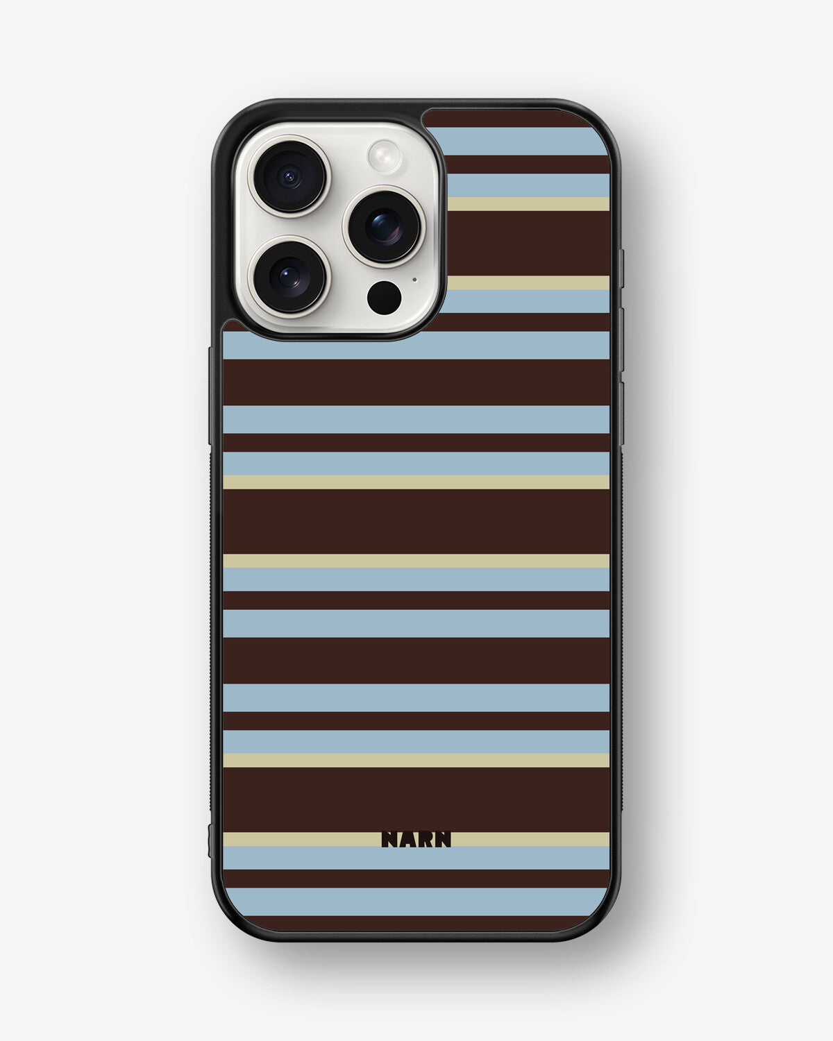 iPhone 15 Pro Max Hard Case – Latte Lines - View 1