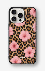 iPhone 15 Pro Max Hard Case – Leopard Flower - View 1