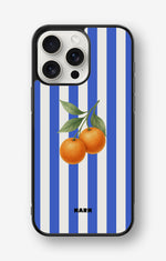 iPhone 15 Pro Max Hard Case – Orange Stripes - View 1
