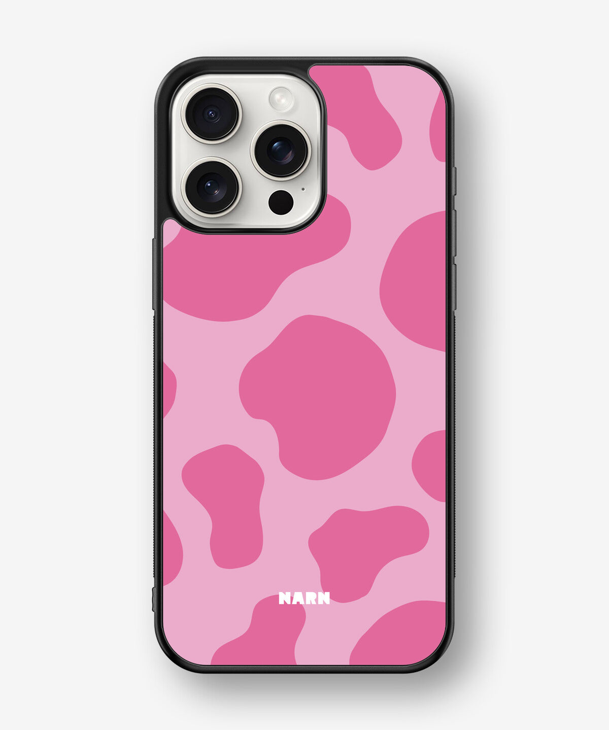 iPhone 15 Pro Max Hard Case – Pink Moo - View 1