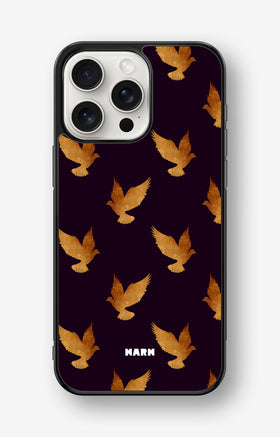iPhone 15 Pro Max Hard Case – Royal Doves - View 1