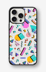 iPhone 15 Pro Max Hard Case – 80s Memphis - View 1