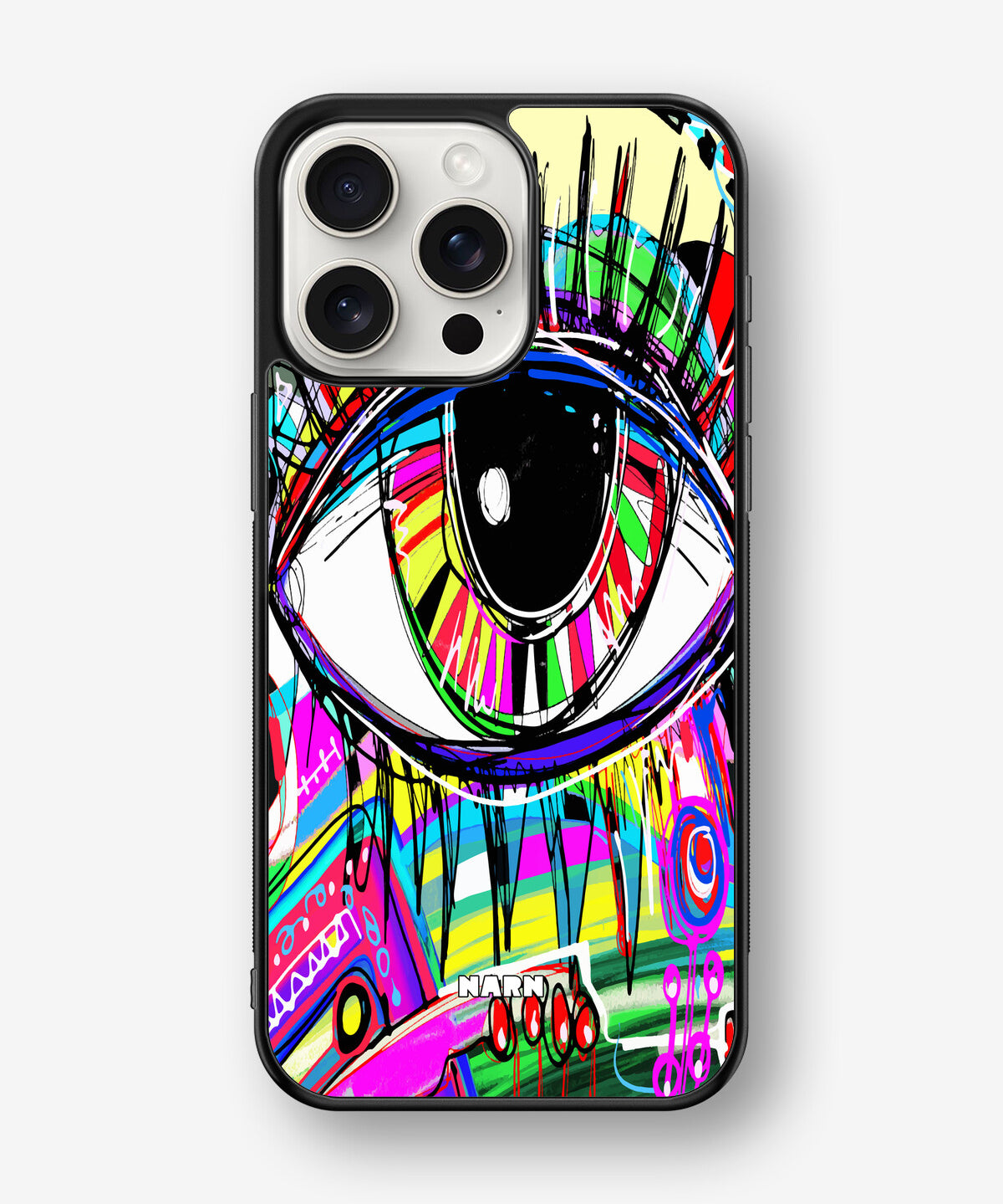 iPhone 15 Pro Max Hard Case – Abstract Eye - View 1