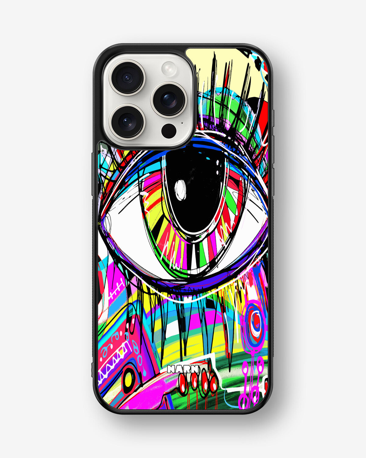 iPhone 15 Pro Max Hard Case – Abstract Eye - View 1