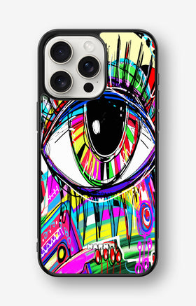 iPhone 15 Pro Max Hard Case – Abstract Eye - View 1