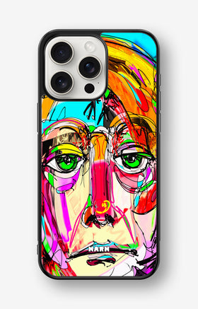 iPhone 15 Pro Max Hard Case – Abstract Portrait - View 1