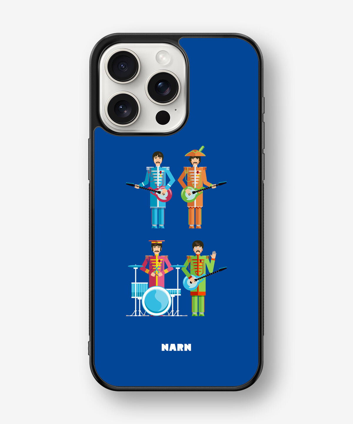 iPhone 15 Pro Max Hard Case – Beatles Blue - View 1