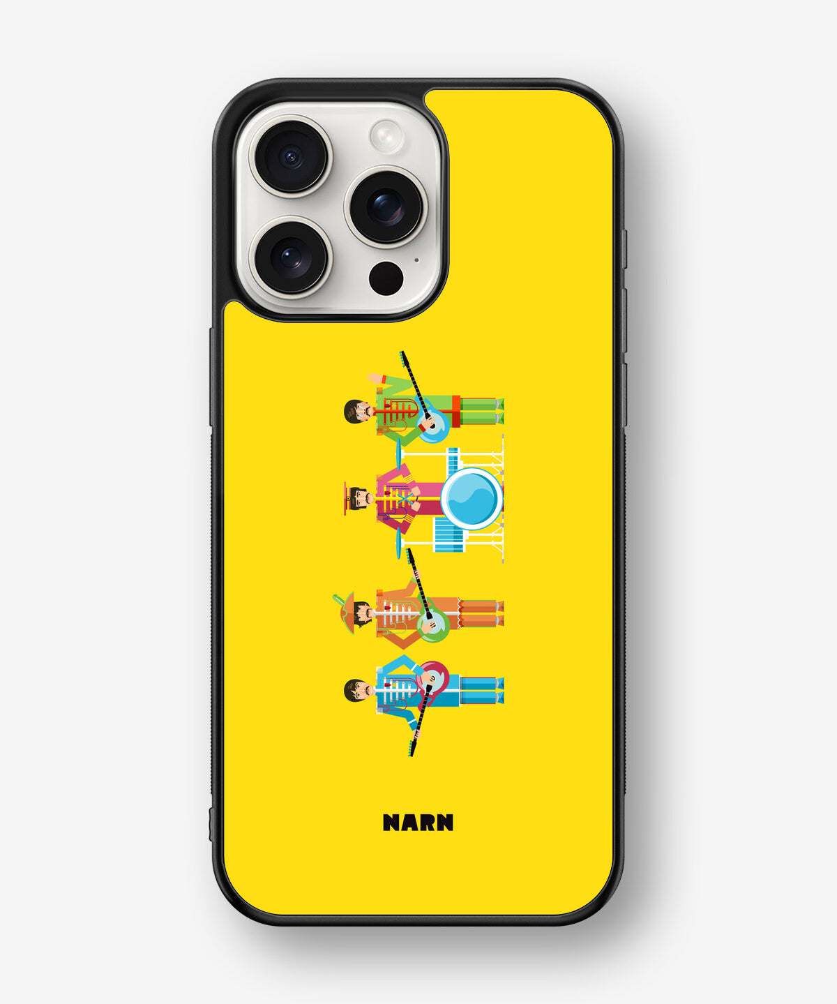 iPhone 15 Pro Max Hard Case – Beatles Yellow - View 1