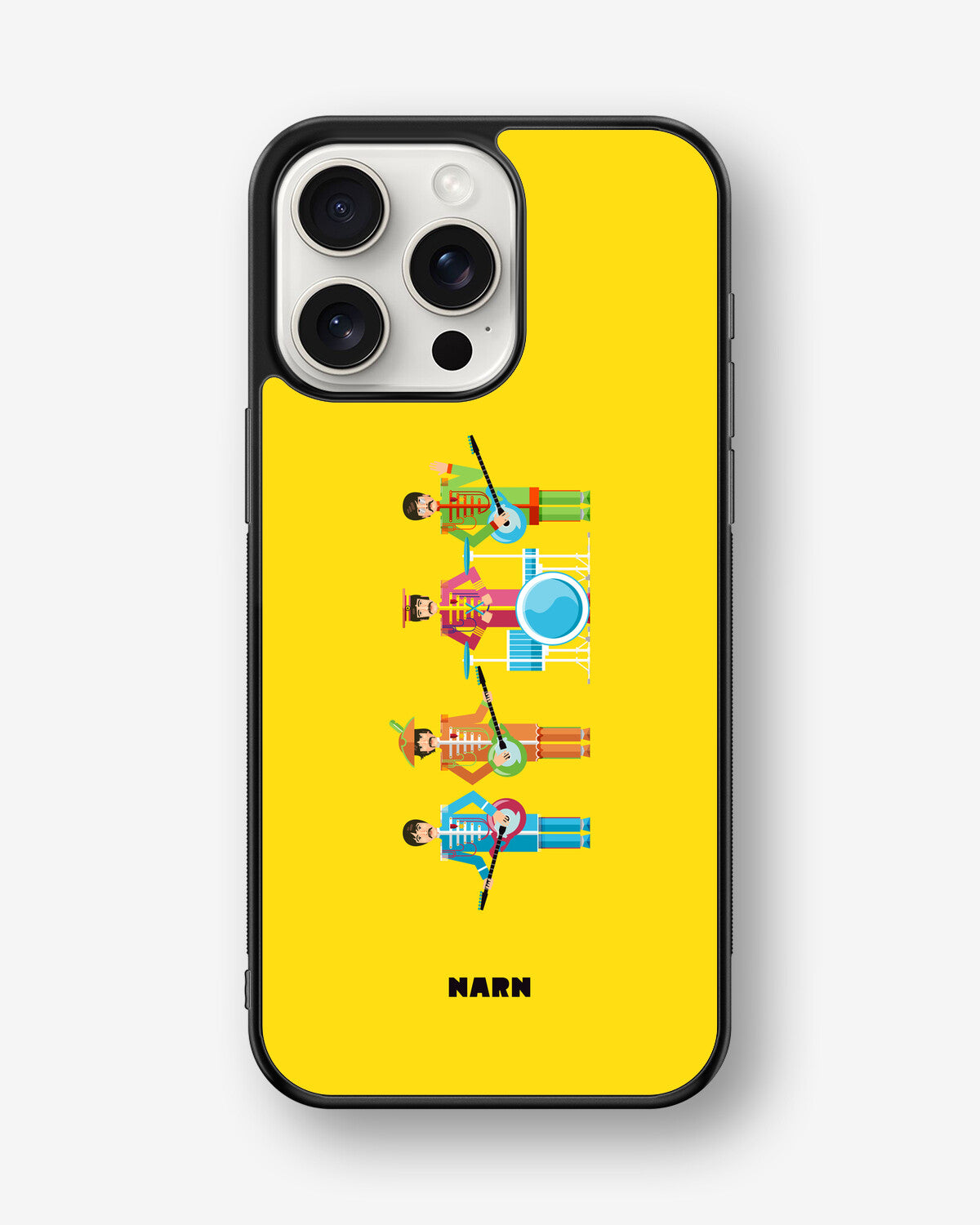 iPhone 15 Pro Max Hard Case – Beatles Yellow - View 1