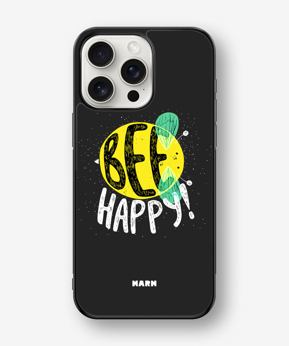 iPhone 15 Pro Max Hard Case – BEE Happy - View 1