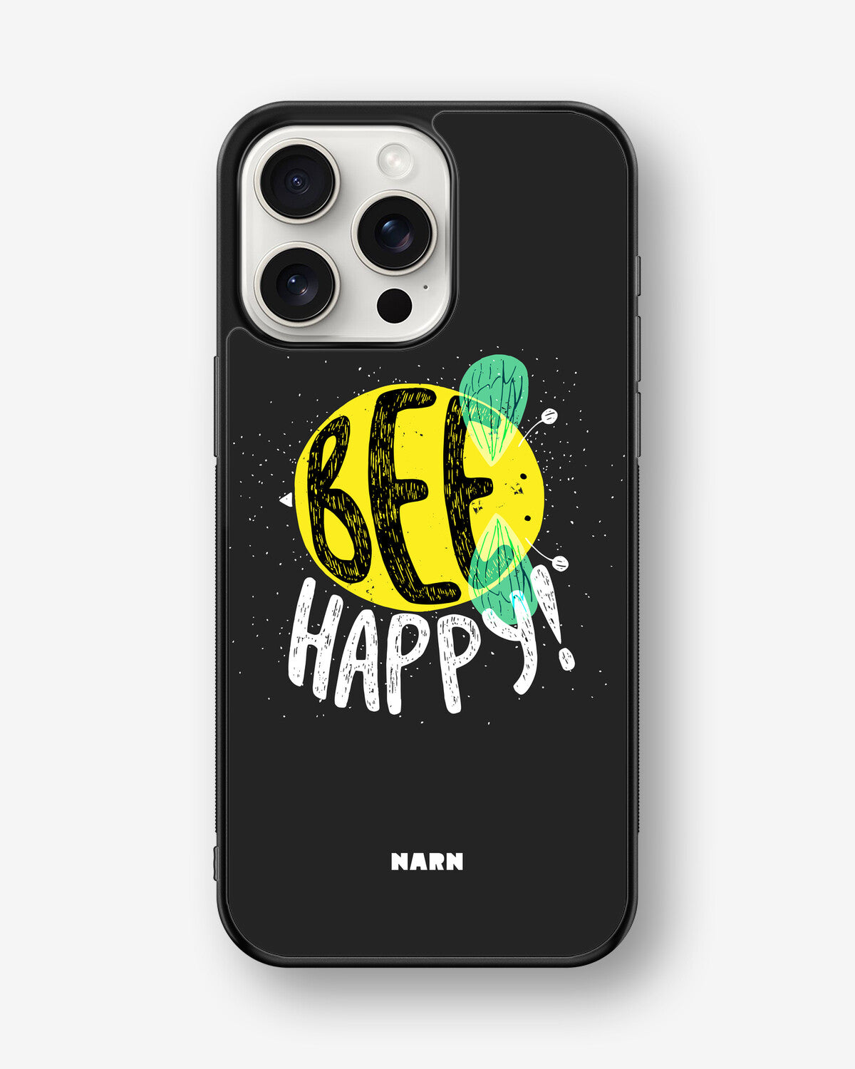 iPhone 15 Pro Max Hard Case – BEE Happy - View 1
