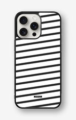 iPhone 15 Pro Max Hard Case – Black Stripes - View 1