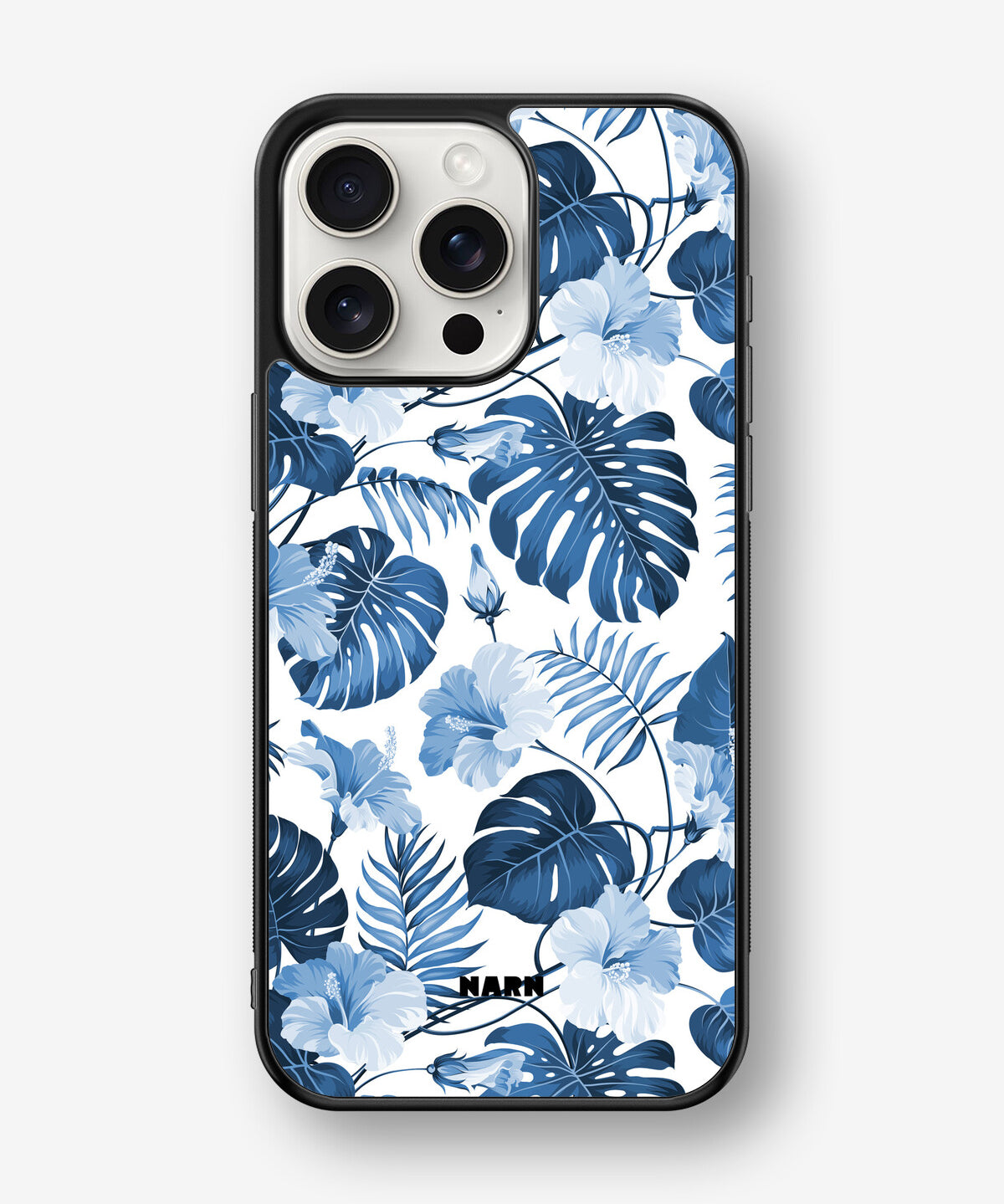 iPhone 15 Pro Max Hard Case – Blue Tropics - View 1