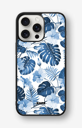 iPhone 15 Pro Max Hard Case – Blue Tropics - View 1