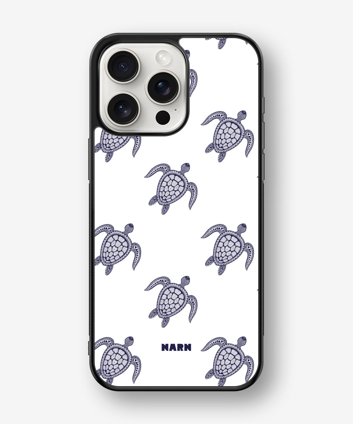 iPhone 15 Pro Max Hard Case – Blue Turtles - View 1