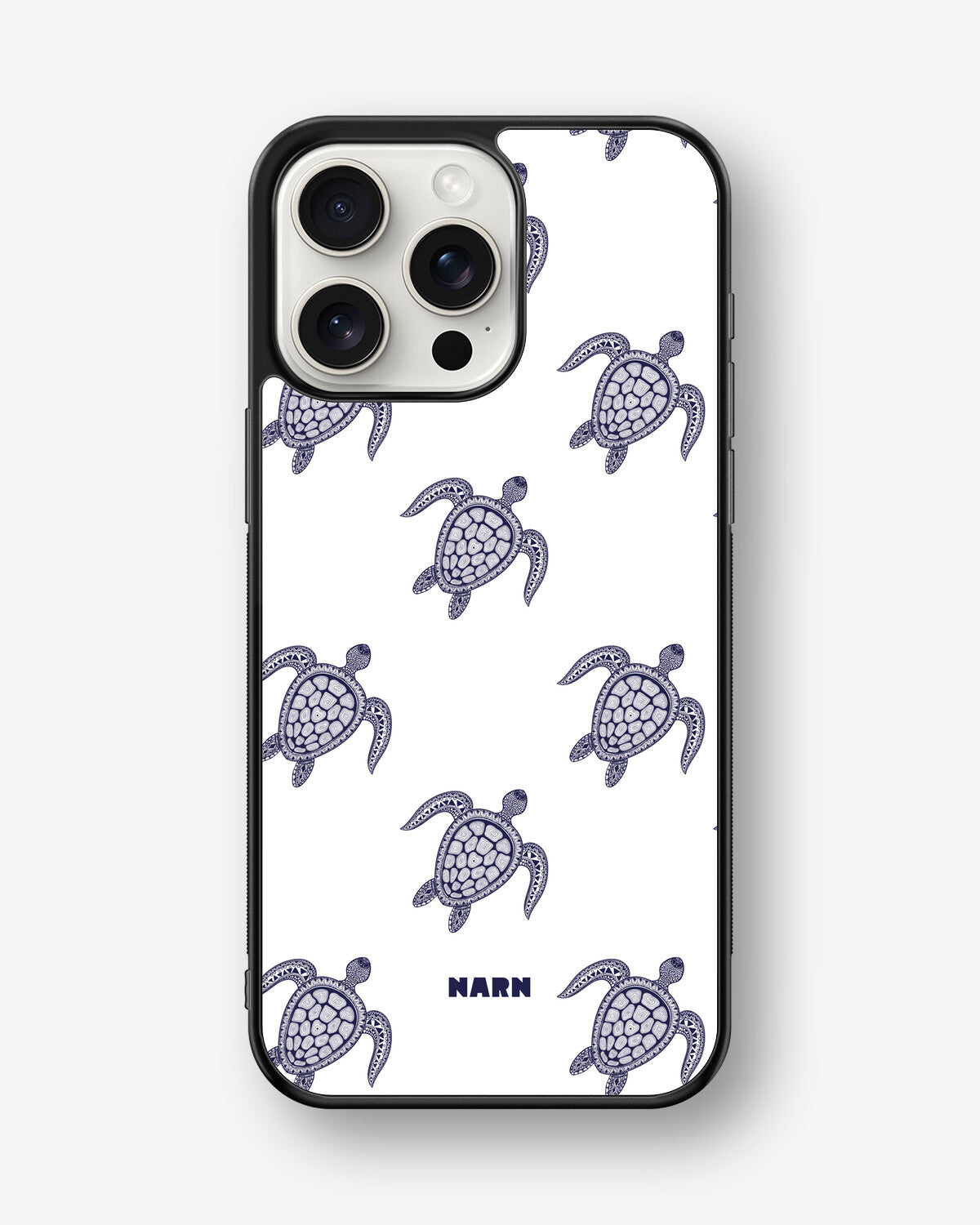 iPhone 15 Pro Max Hard Case – Blue Turtles - View 1