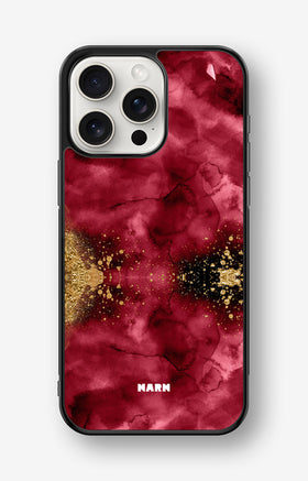 iPhone 15 Pro Max Hard Case – Burgendy Shimmer - View 1