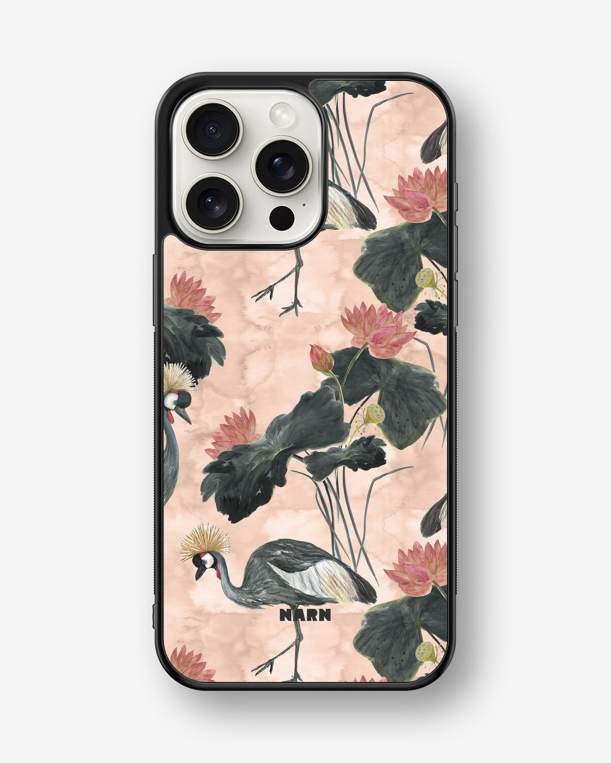 iPhone 15 Pro Max Hard Case – Crowned Bird - View 1