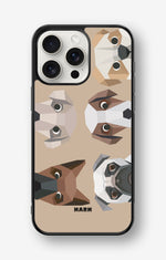 iPhone 15 Pro Max Hard Case – Cute Dogs - View 1