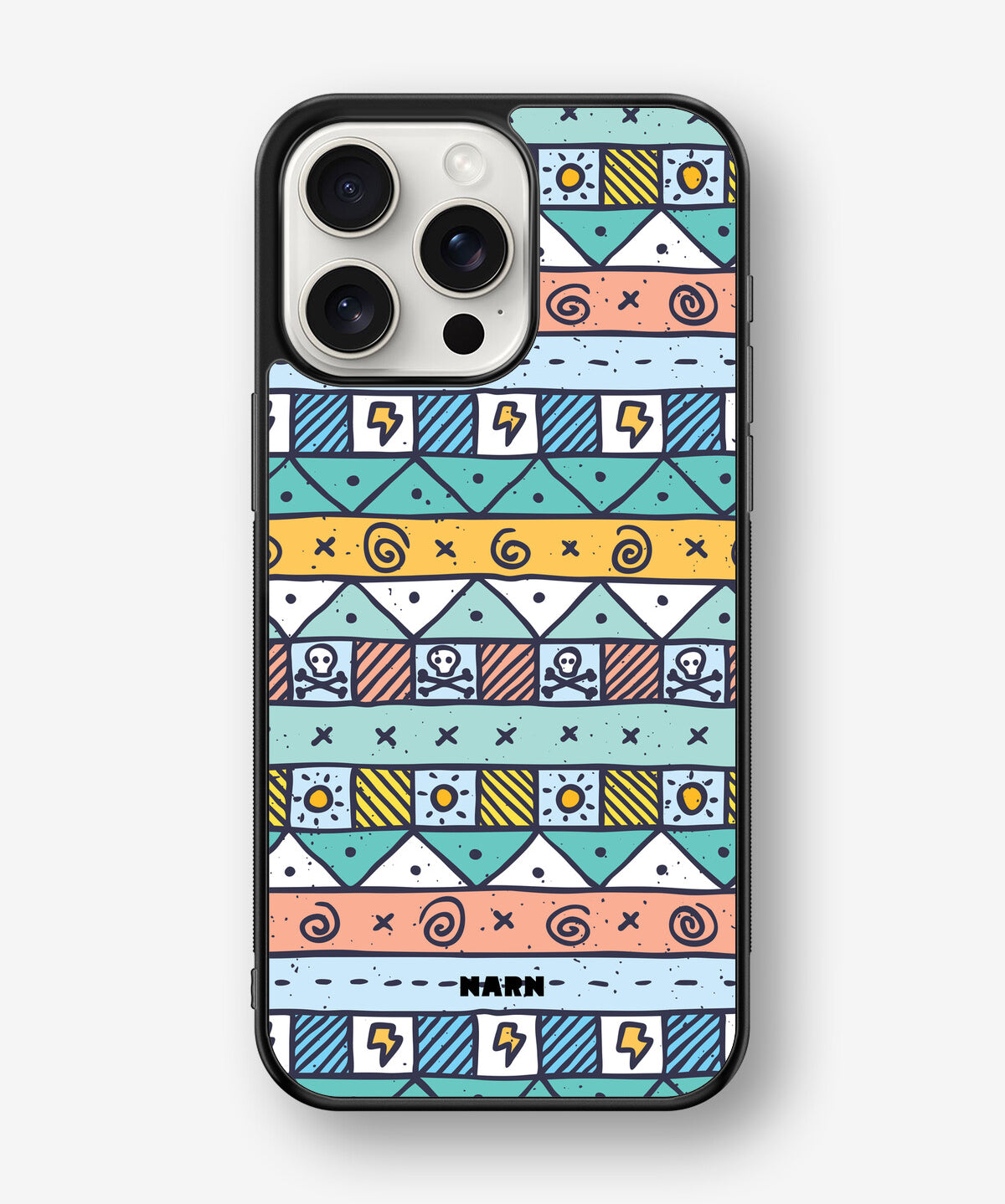 iPhone 15 Pro Max Hard Case – Cute Pattern - View 1