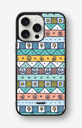 iPhone 15 Pro Max Hard Case – Cute Pattern - View 1