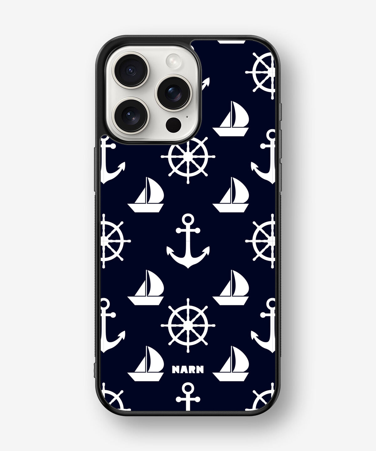 iPhone 15 Pro Max Hard Case – Deep Blue Voyage - View 1