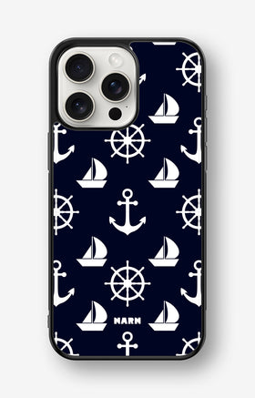 iPhone 15 Pro Max Hard Case – Deep Blue Voyage - View 1