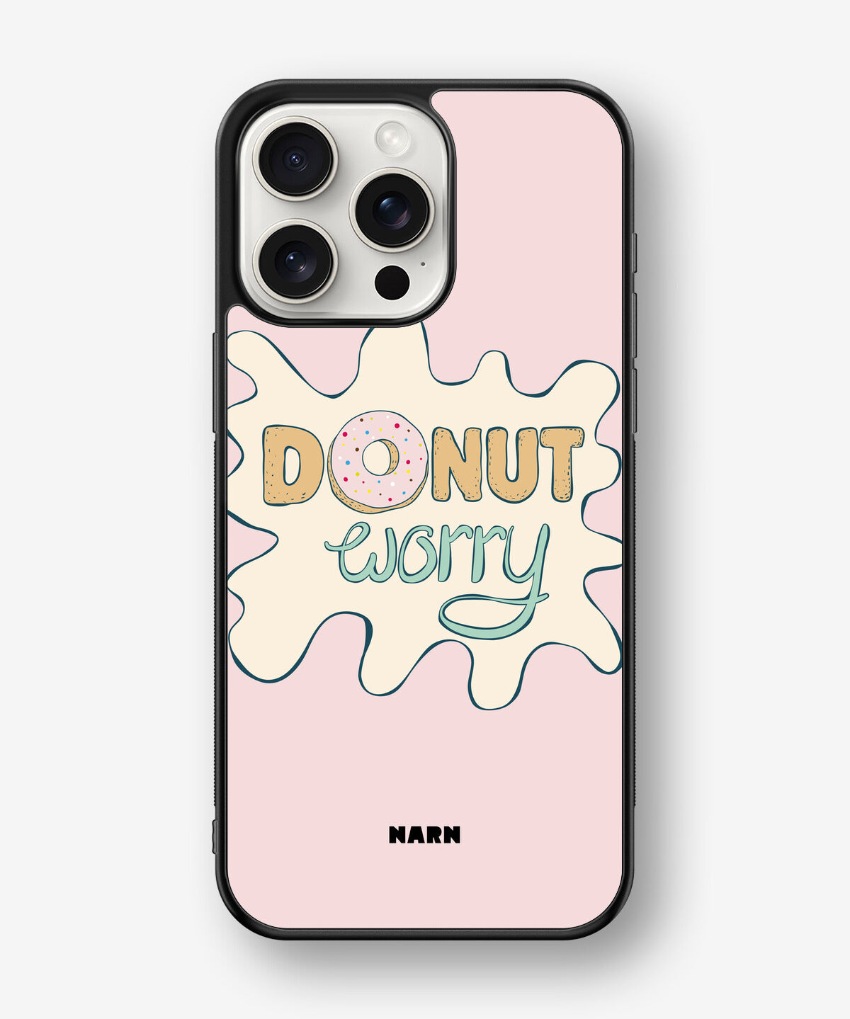 iPhone 15 Pro Max Hard Case – Donut Worry - View 1