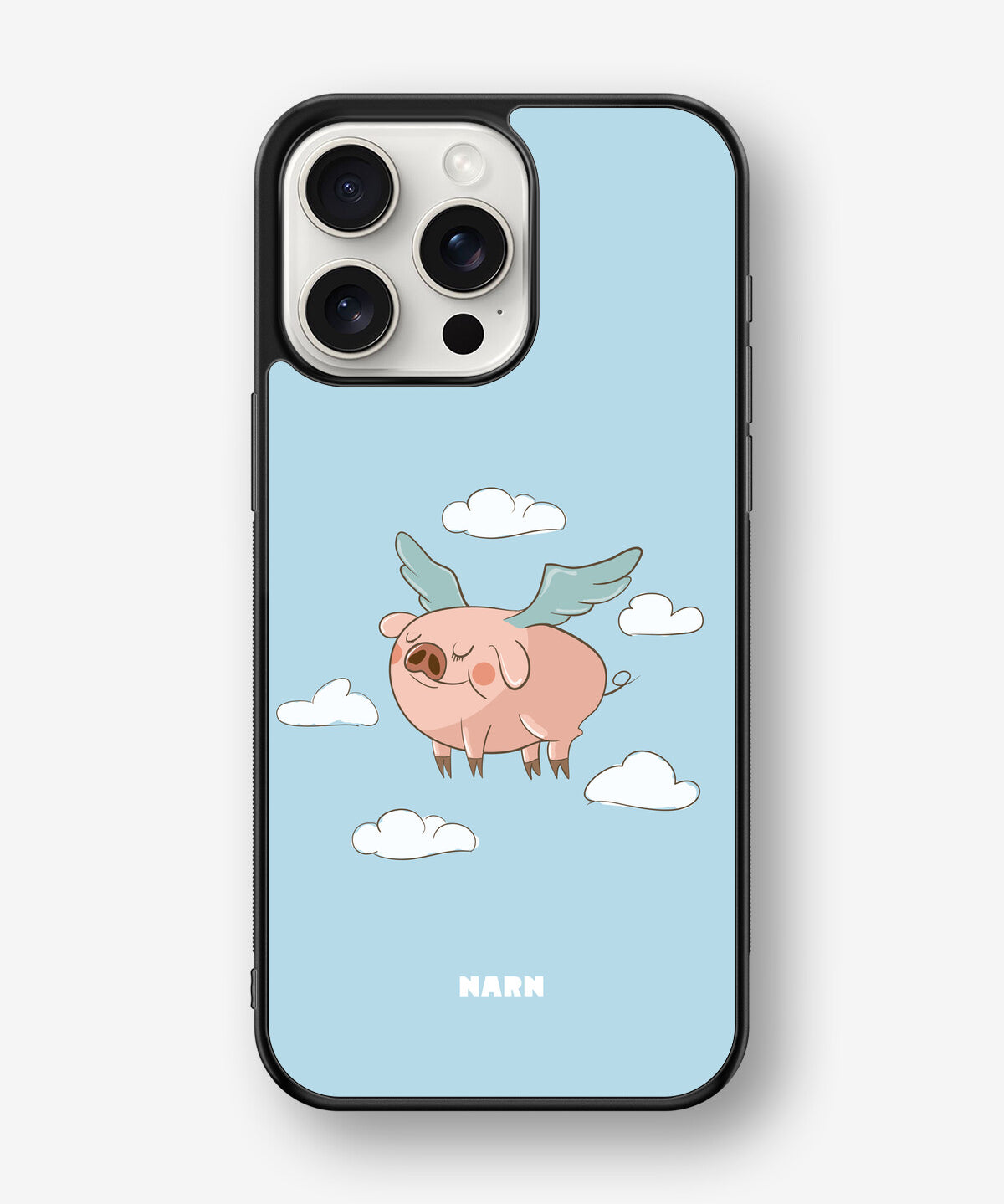 iPhone 15 Pro Max Hard Case – Dreamy Pig - View 1