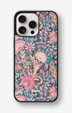 iPhone 15 Pro Max Hard Case – Fantasy Flowers - View 1
