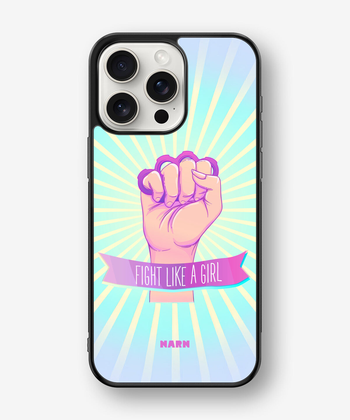 iPhone 15 Pro Max Hard Case – Fight Like A Girl - View 1