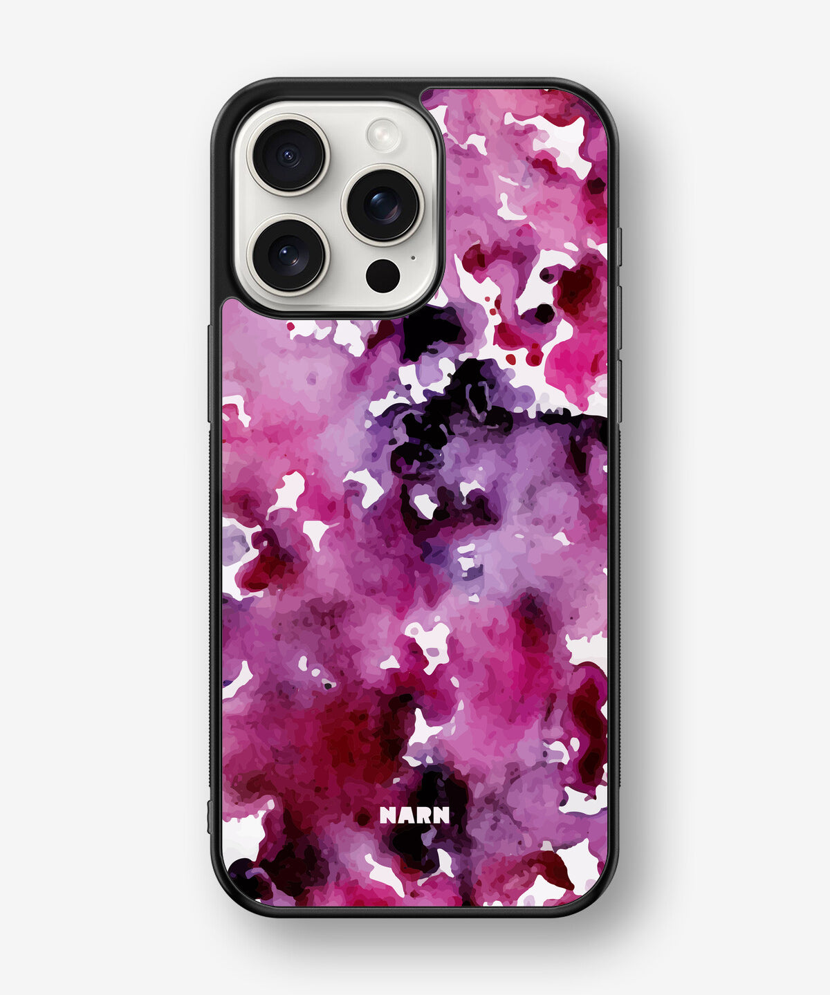 iPhone 15 Pro Max Hard Case – Floral Splash - View 1
