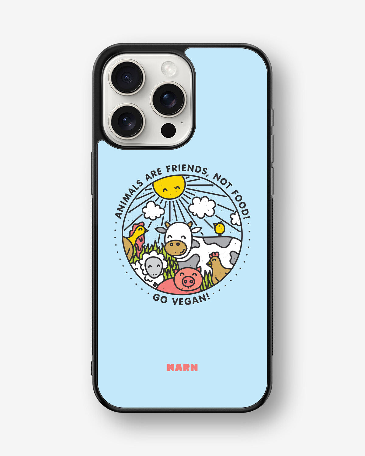 iPhone 15 Pro Max Hard Case – Friends, Not Food - View 1