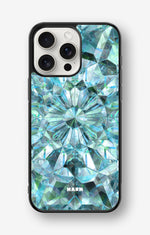 iPhone 15 Pro Max Hard Case – Green Crystals - View 1