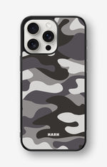 iPhone 15 Pro Max Hard Case – Grey Camo - View 1