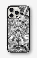 iPhone 15 Pro Max Hard Case – Grey Crystals - View 1