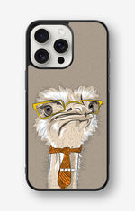 iPhone 15 Pro Max Hard Case – Hipster Ostrich - View 1