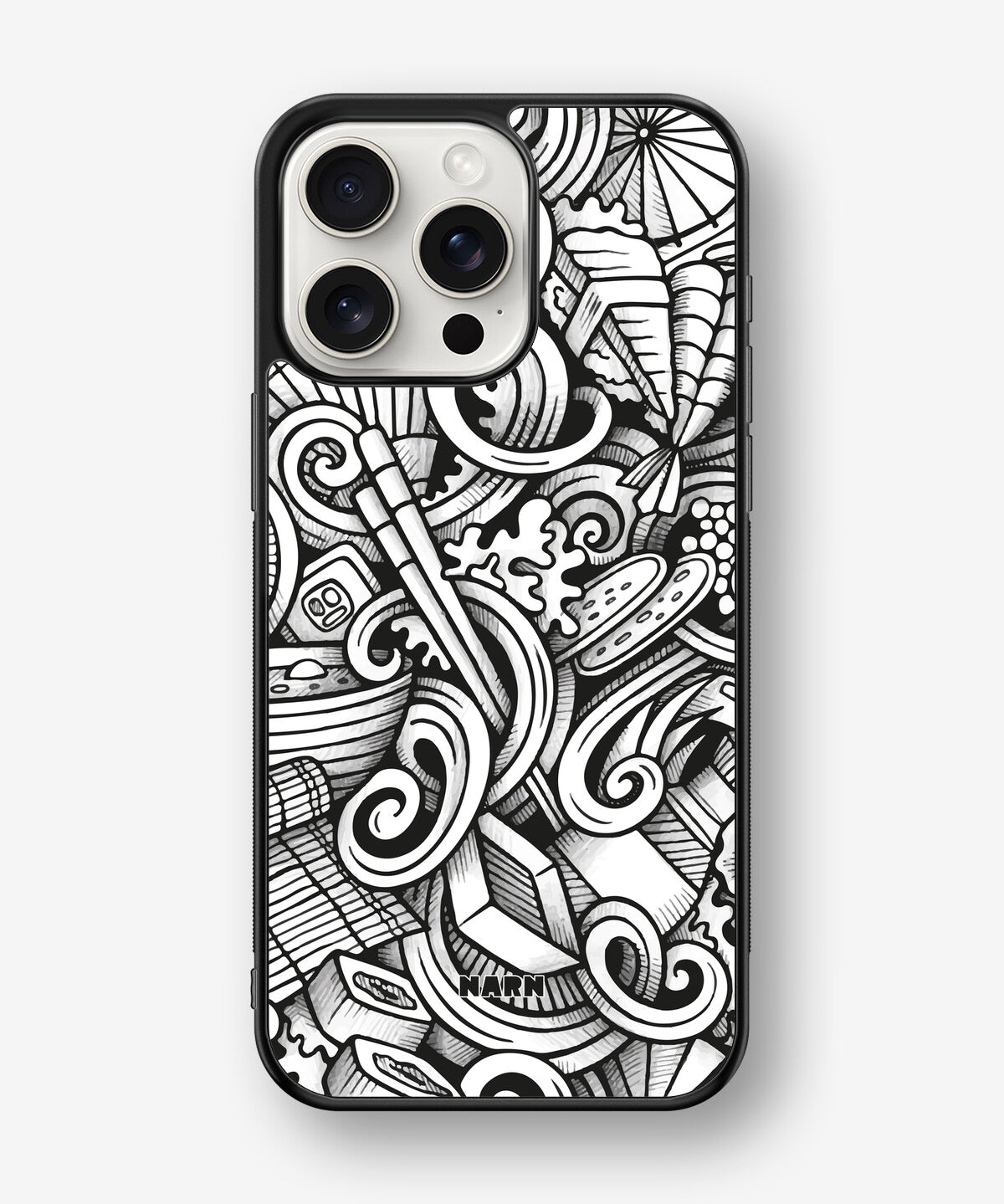 iPhone 15 Pro Max Hard Case – Japanese Pattern - View 1