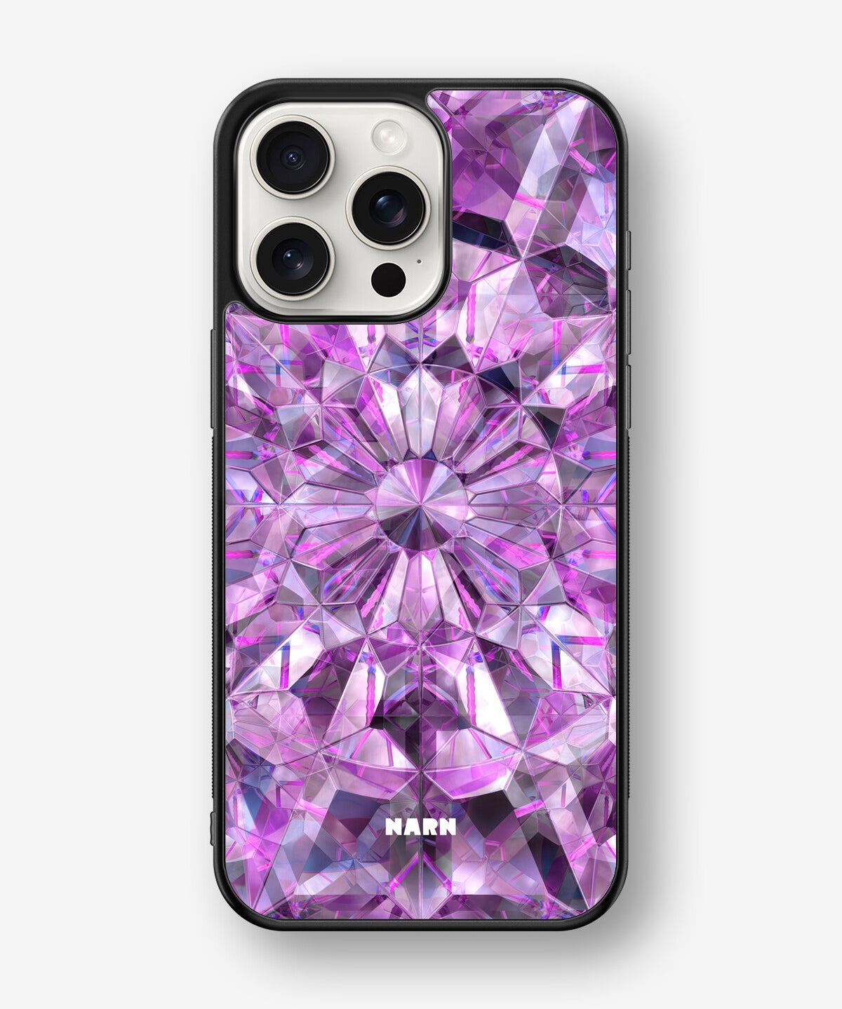 iPhone 15 Pro Max Hard Case – Lavender Crystals - View 1