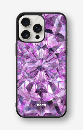 iPhone 15 Pro Max Hard Case – Lavender Crystals - View 1