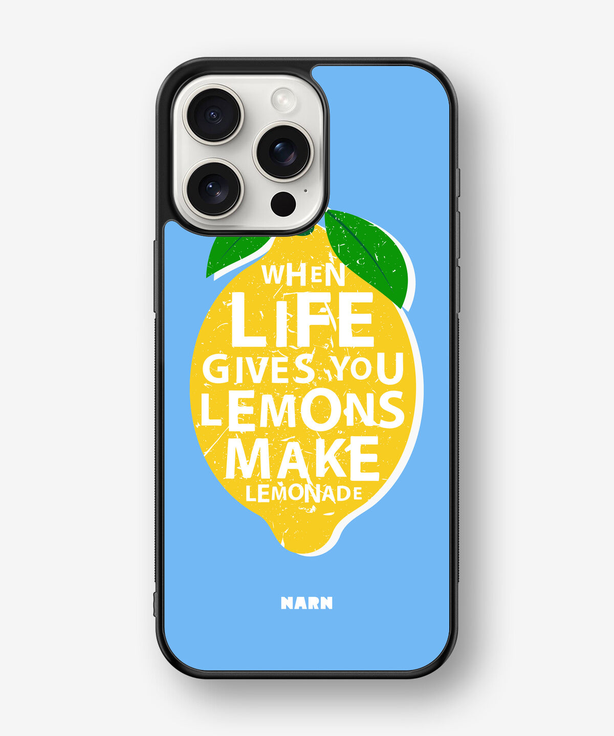 iPhone 15 Pro Max Hard Case – Lemon Quote - View 1