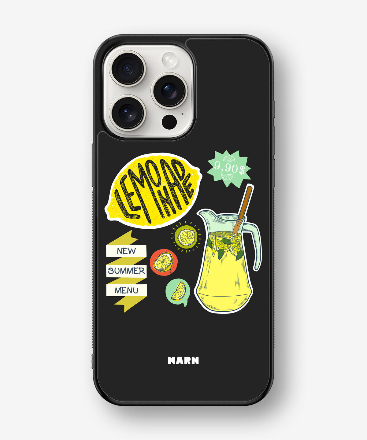 iPhone 15 Pro Max Hard Case – Lemon Summer - View 1