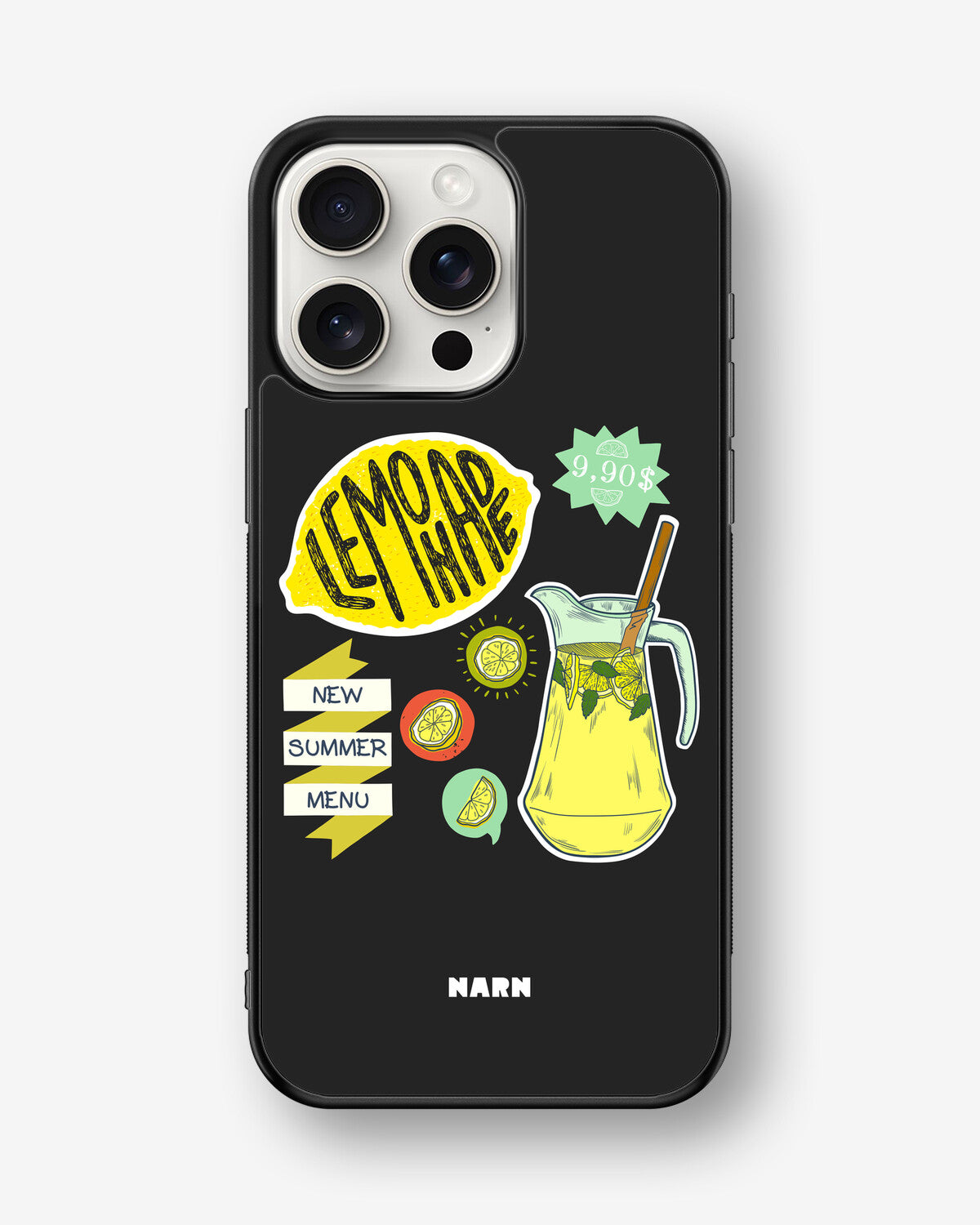 iPhone 15 Pro Max Hard Case – Lemon Summer - View 1
