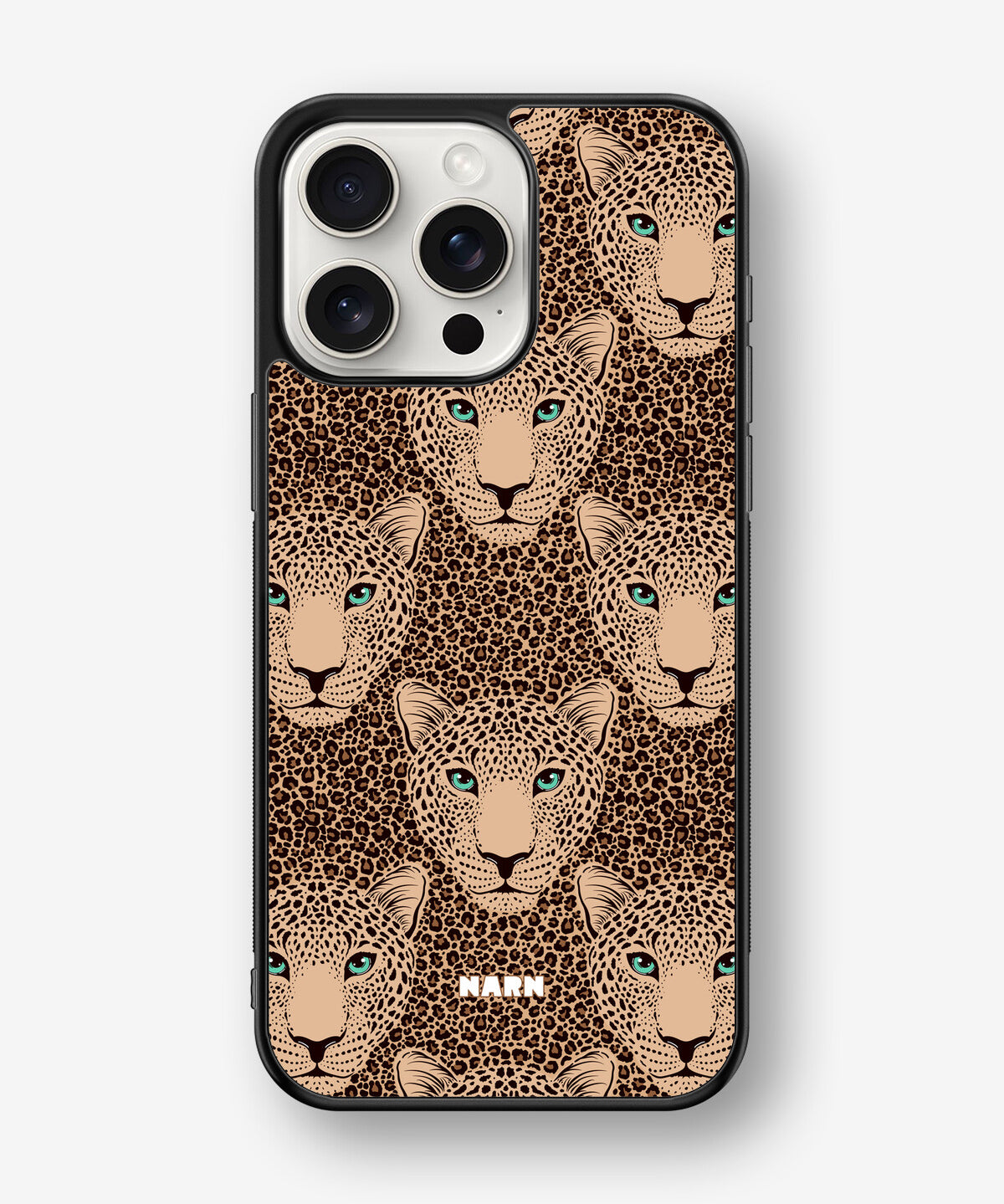 iPhone 15 Pro Max Hard Case – Leopard Gaze - View 1
