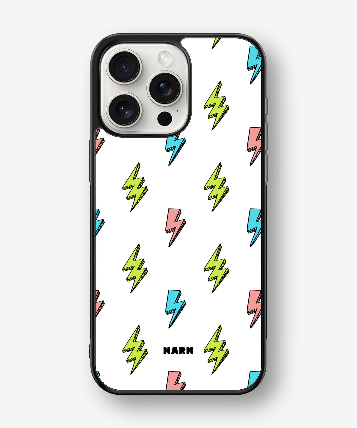 iPhone 15 Pro Max Hard Case – Lightning Bolts - View 1