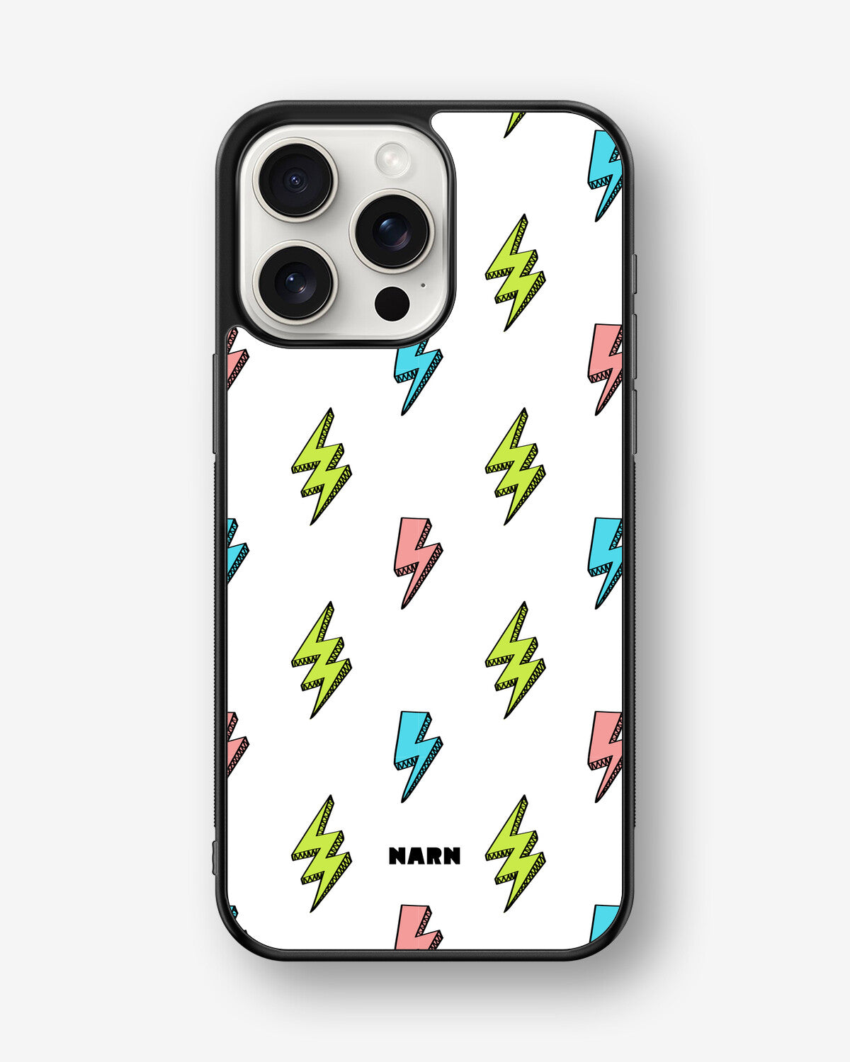iPhone 15 Pro Max Hard Case – Lightning Bolts - View 1