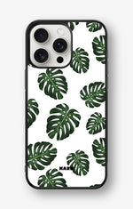iPhone 15 Pro Max Hard Case – Monstera Pattern - View 1